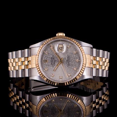 rolex oyster datejust 36 price|Rolex 36mm Datejust with diamonds.